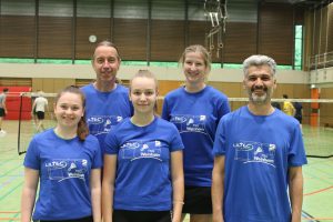 Trainerteam von links nach rechts: Melina Metzger, Friedhelm Erben, Chiara Bachthaler, Vera Falkenstein, Fahed Oudischo.