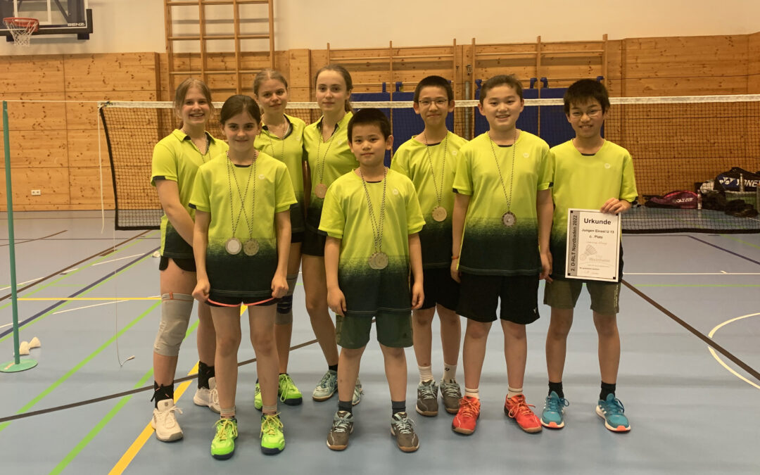 Medaillenregen für Weinheimer Badmintonjugend