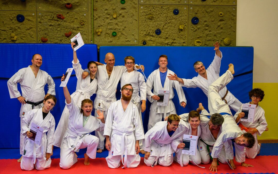 Große Gürtelprüfung in der Karate-Abteilung