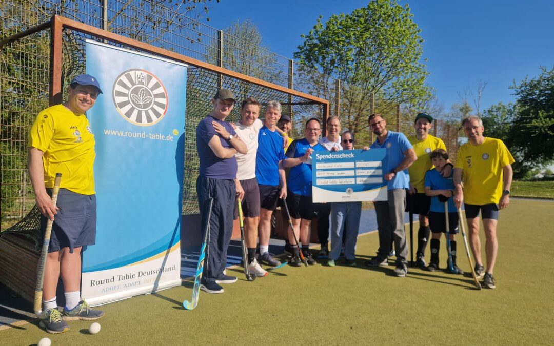 Große Freude beim Special Hockey-Team über Unterstützung des Round Table 186